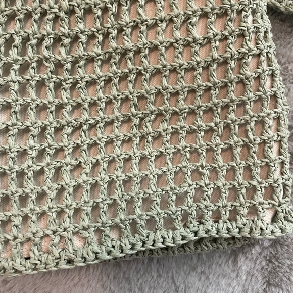 Madewell Green Crochet Crossbody Bag - Picture 6 of 8